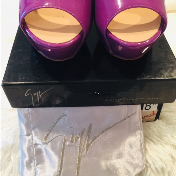 Giuseppe Zanotti Design Lavender Sling Back Heels - Picture 8 of 8